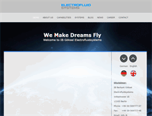 Tablet Screenshot of electrofluidsystems.com